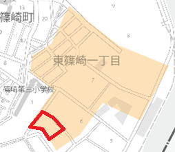 東篠秋桜会区域図