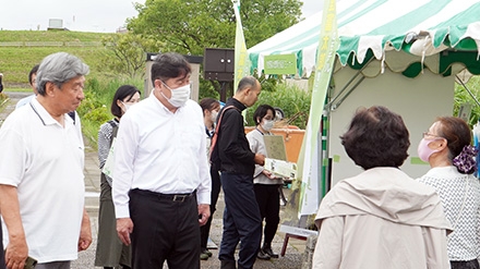 「小岩菖蒲園まつり」の様子3
