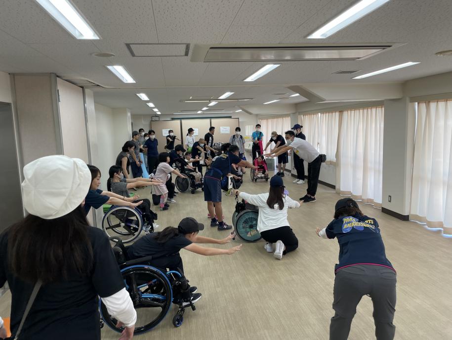 準備運動の様子