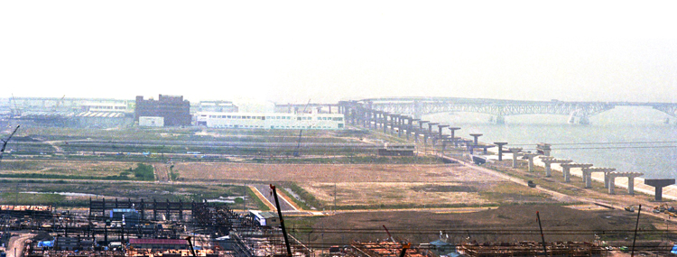 1982年6月11日撮影　中央環状線の建設