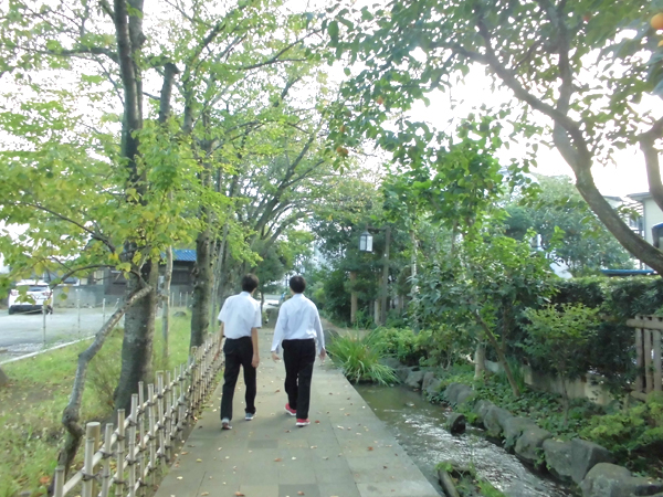 写真　上小岩親水緑道