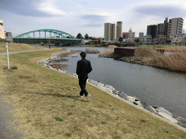 写真　旧中川と私