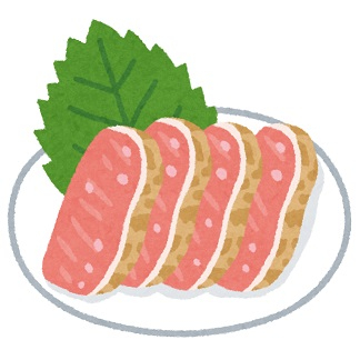 鶏肉の刺身の画像