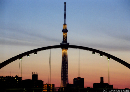 写真　人にやさしい旧中川ふれあい橋6