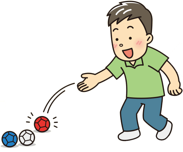 ボッチャのイラスト