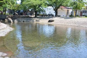 水辺のある公園