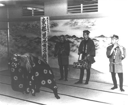写真　かつての葛西囃子の様子