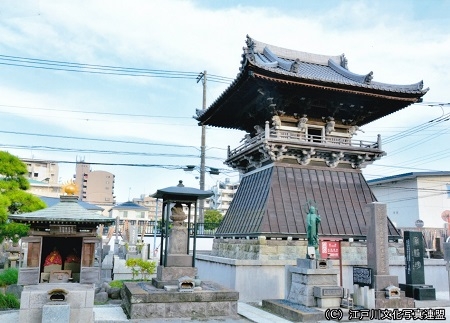 江戸の鐘　昇覚寺の鐘楼
