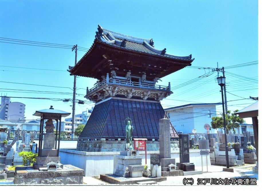 江戸の鐘　昇覚寺の鐘楼