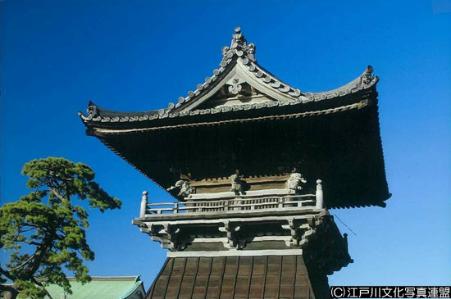 写真　江戸の鐘　昇覚寺の鐘楼5