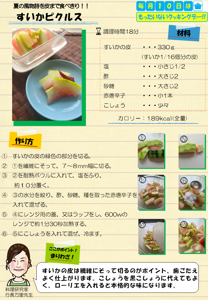 すいかピクルス