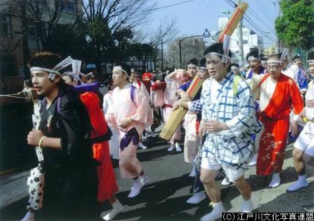 写真　東葛西の奇祭　雷の大般若5