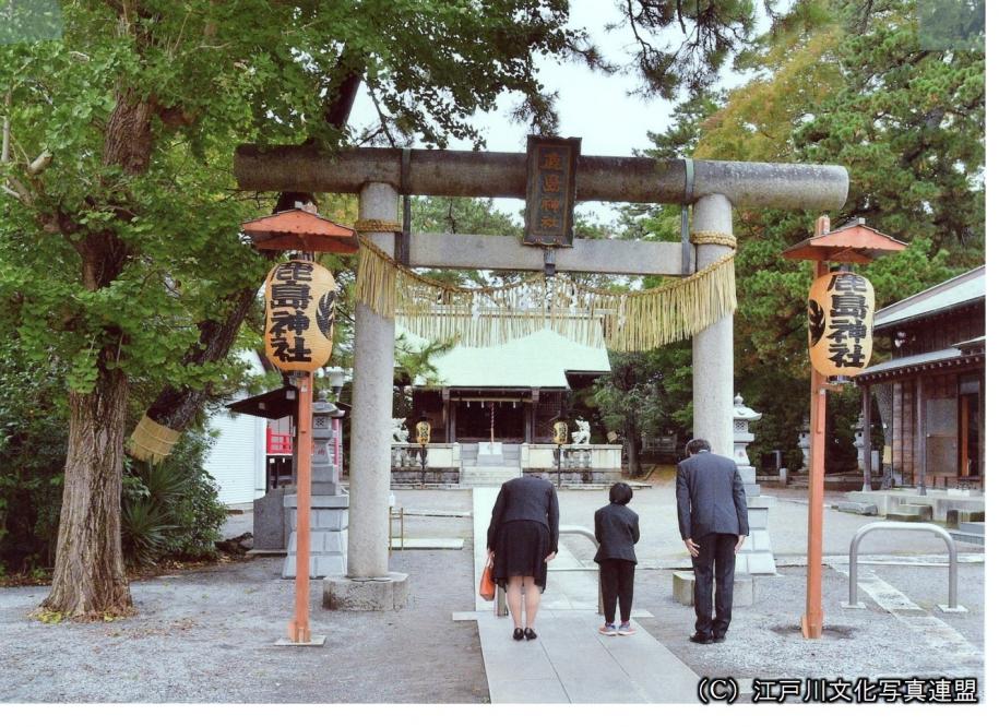 区内最古の浅間神社　のぼり祭り