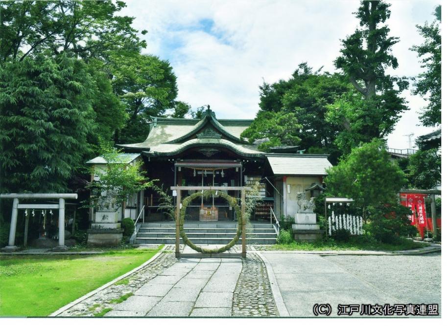 小岩神社　中小岩村と下小岩村の五社明神