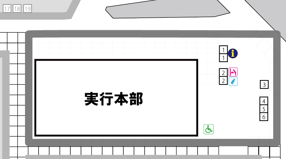 実行本部周辺　マップ