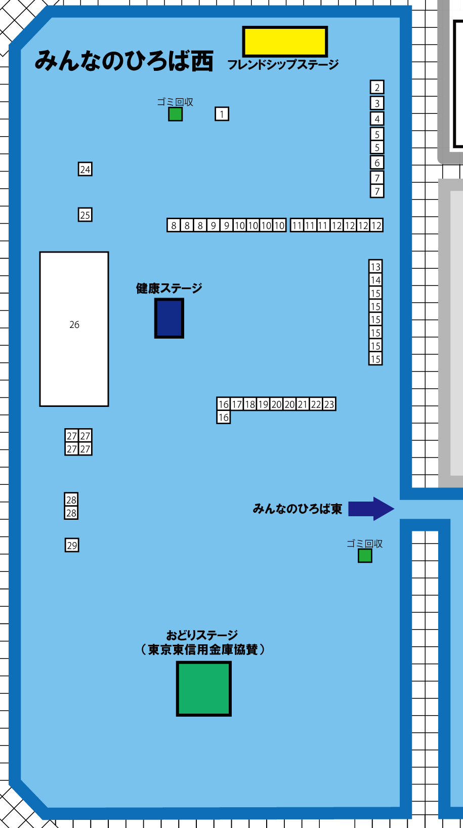 みんなのひろば西　マップ