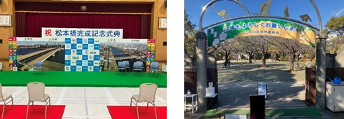 パネル、看板制作した製品
