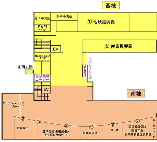 1階案内図