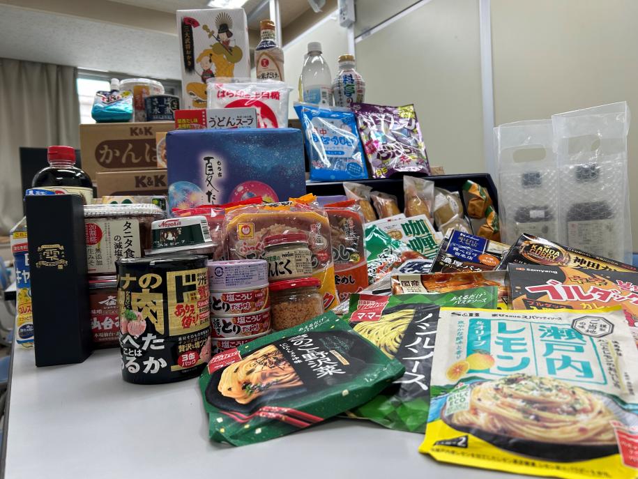8月分集まった食品