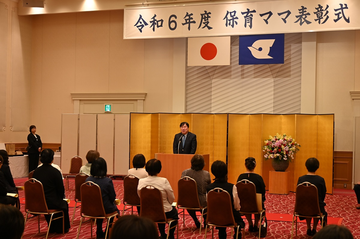 区長挨拶の様子