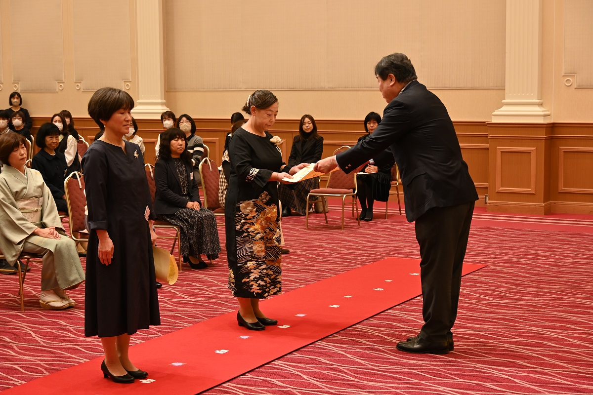 表彰式の様子