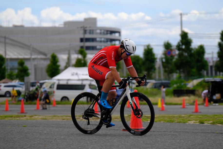 田中航太選手、デフ自転車