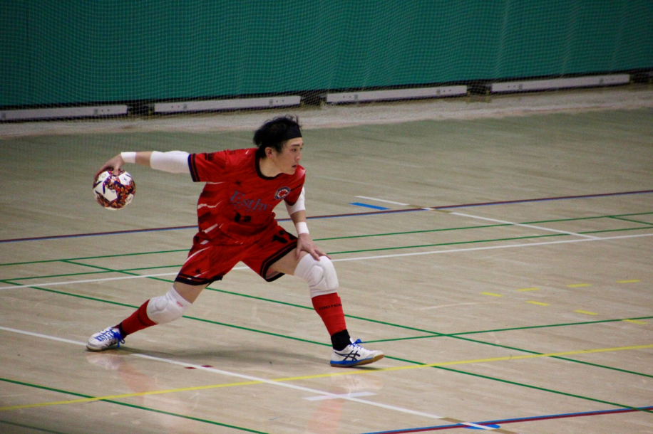 競技中の齋藤選手