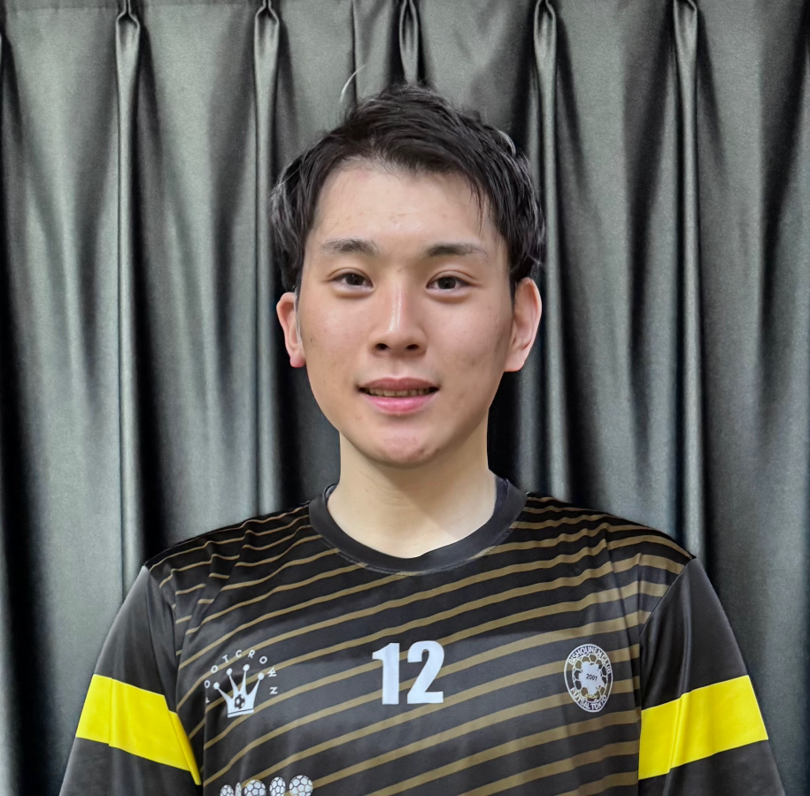 齋藤基貴選手、正面からの写真