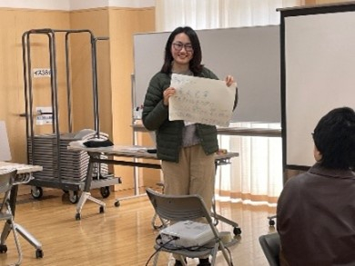 ことわざ発表の様子