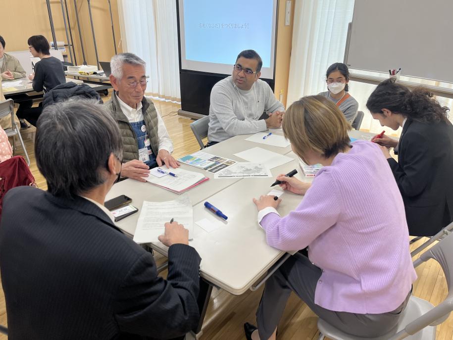 日本語交流会グループでの会話