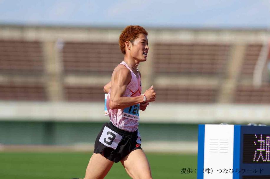競技中の中野選手
