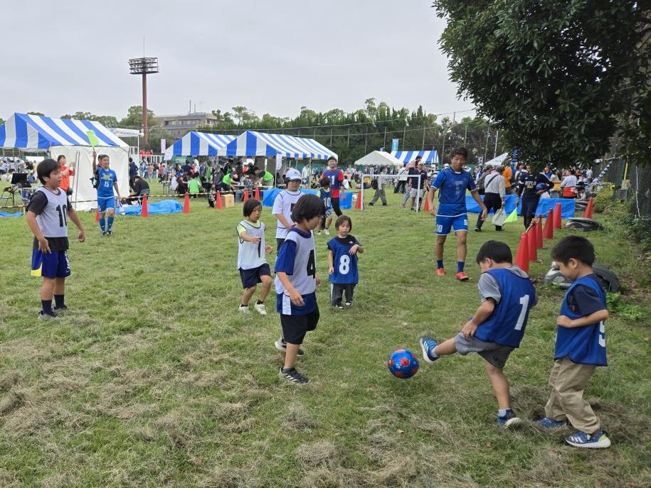 第48回江戸川区民まつり デフサッカー中の様子