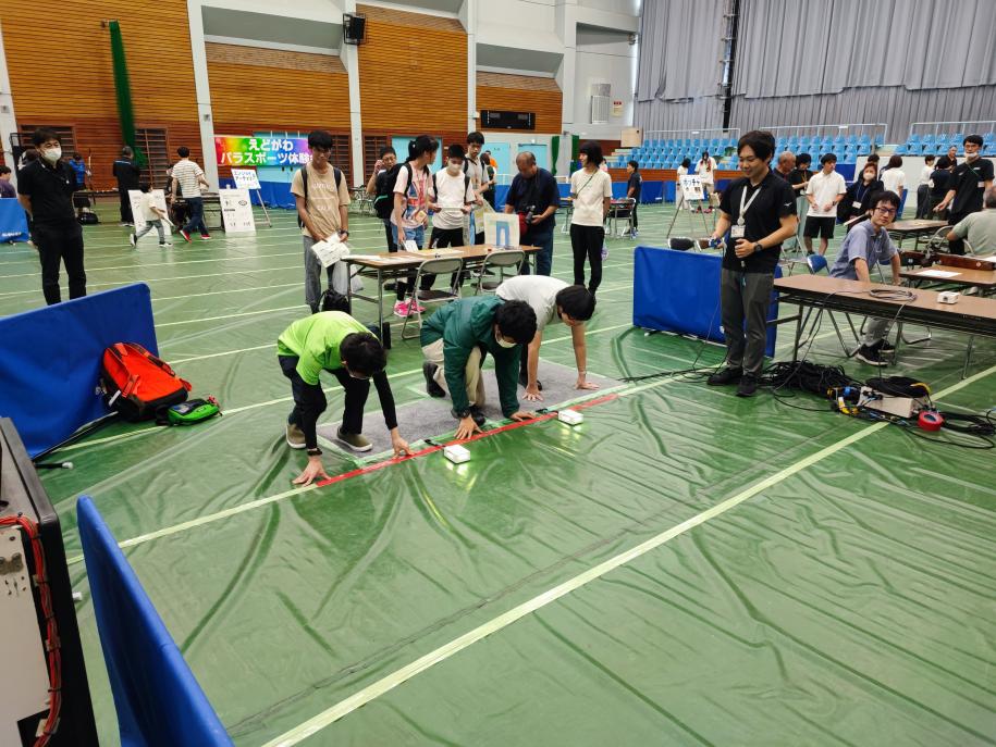 えどがわパラスポーツ体験会in総合体育館、スタートランプ