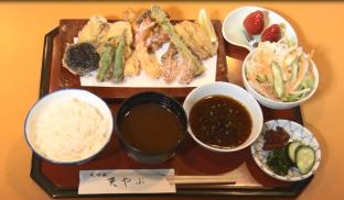 メニューの一例（天ぷら定食）