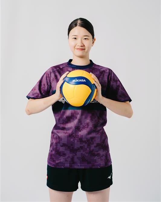 長谷山優美選手、正面からの写真