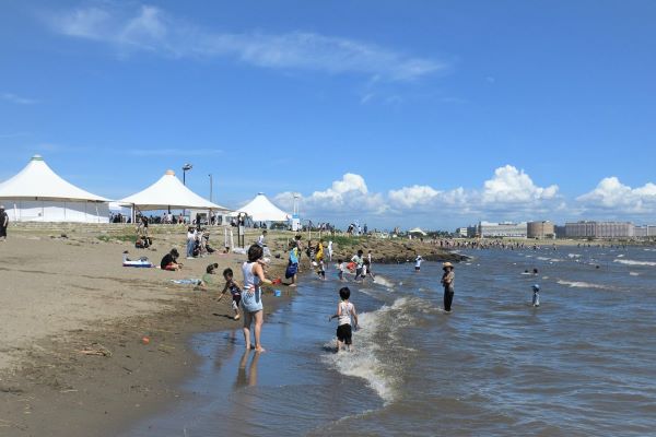葛西海浜公園海水浴体験