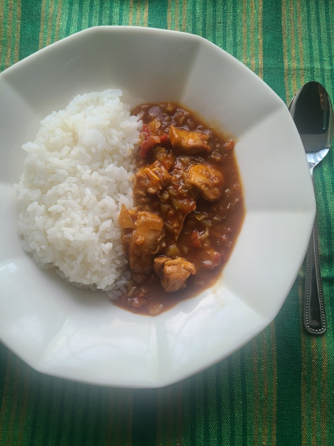 端っこ野菜のチキンカレー