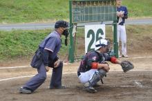 軟式野球連盟審判員の写真