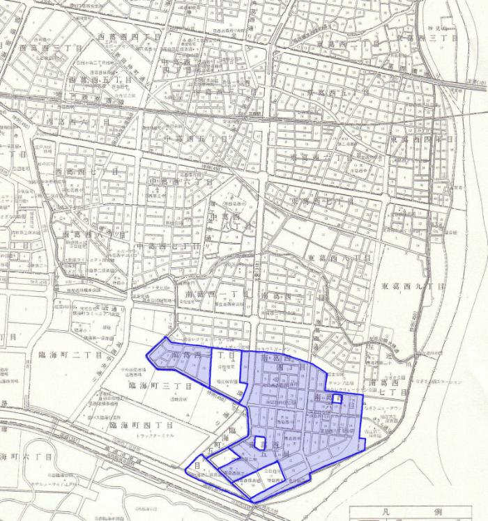 図　南葛西町会の地図