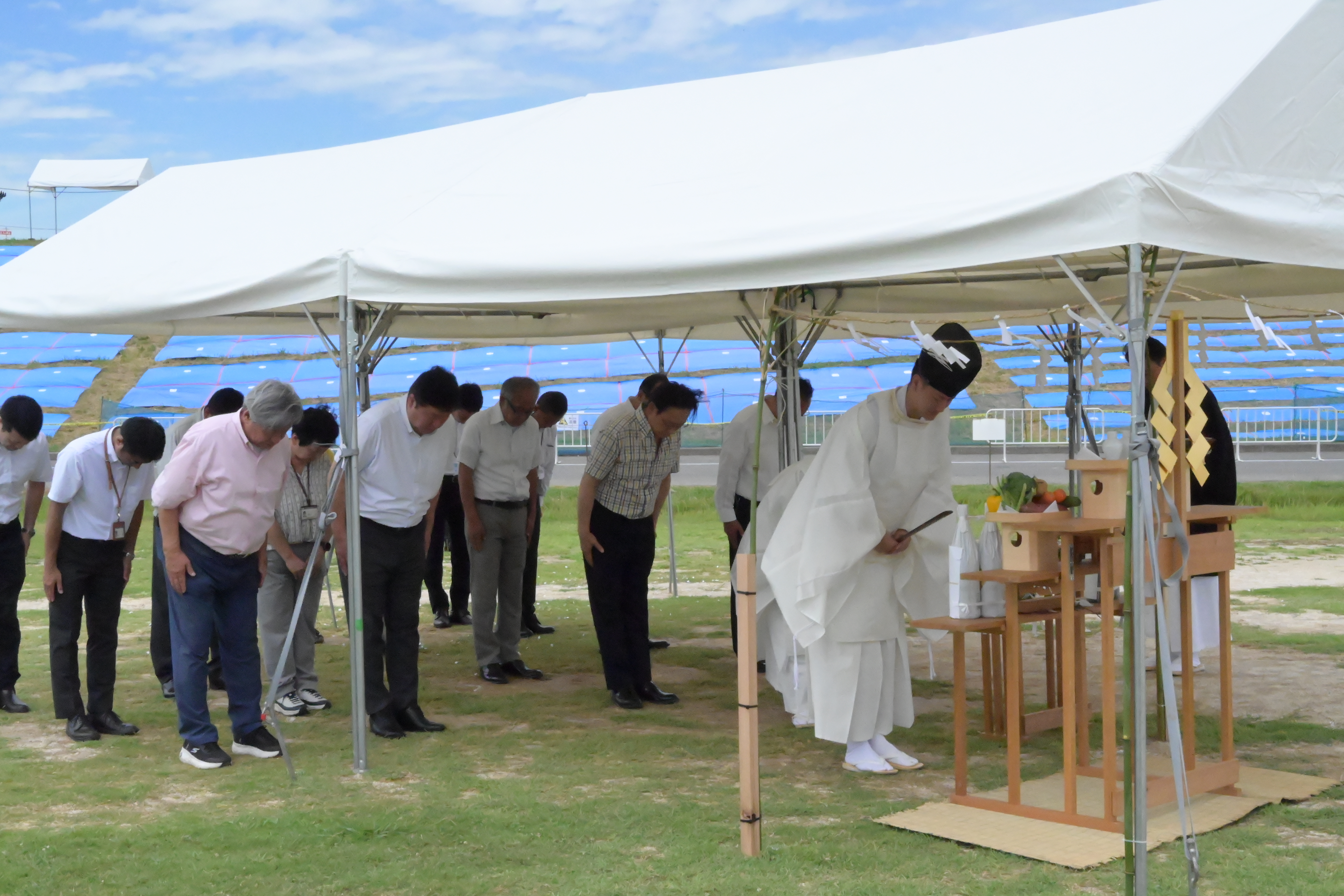 花火大会の安全祈願
