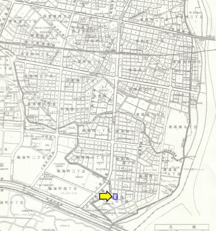 図　コスモ葛西臨海公園ロイヤルコート自治会の地図