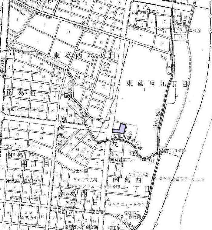 図　グランシティ東葛西自治会の地図
