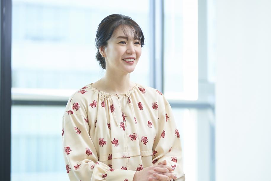 インタビューの様子