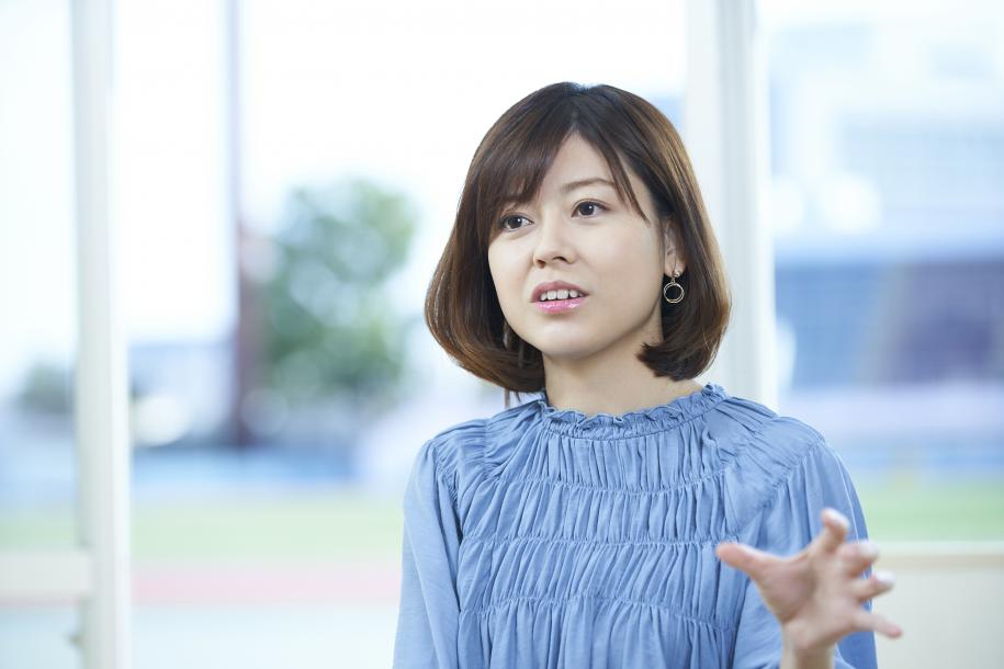 インタビューの様子