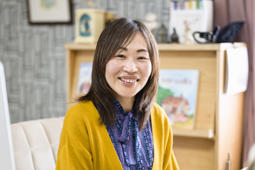 インタビューの様子