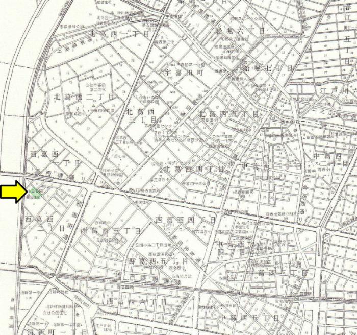 図　ライオンズガーデンシティ西葛西自治会の地図