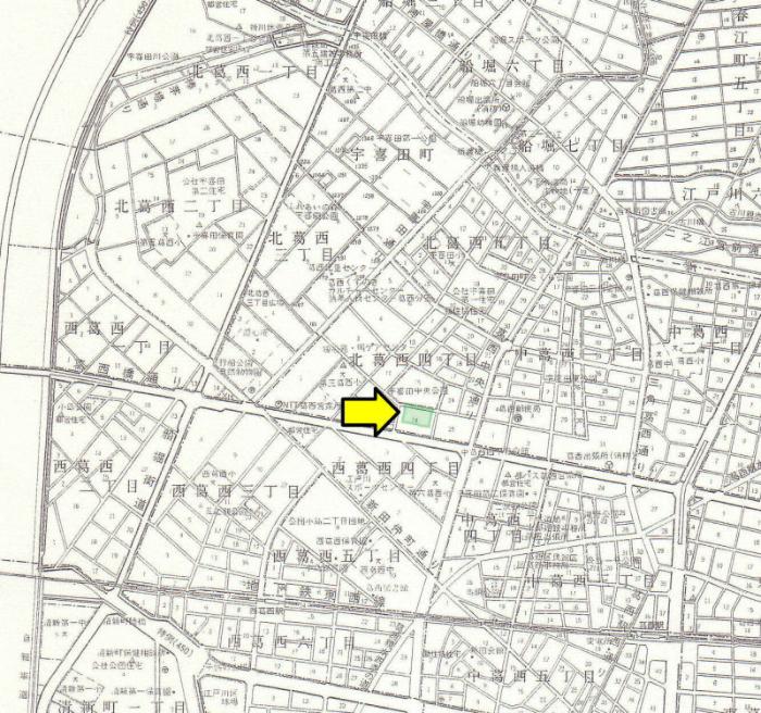 図　ヴェルレージュ自治会の地図
