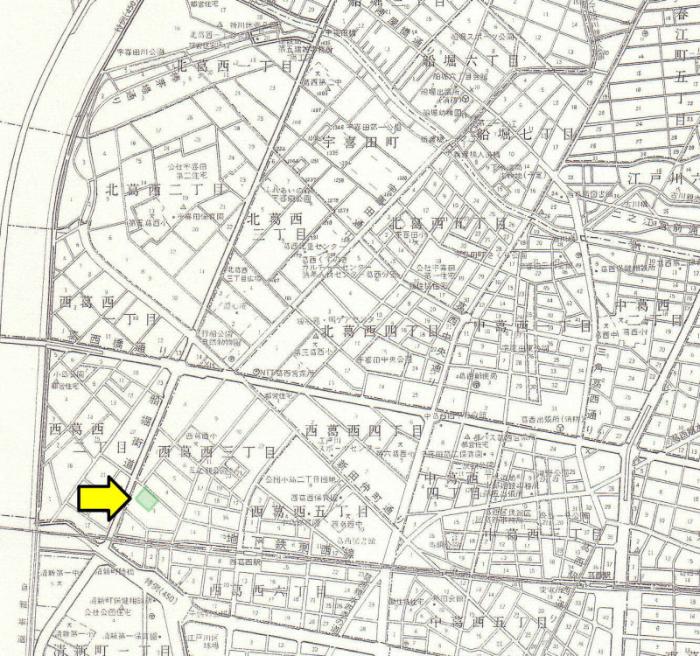 図　パームハイツ西葛西自治会の地図