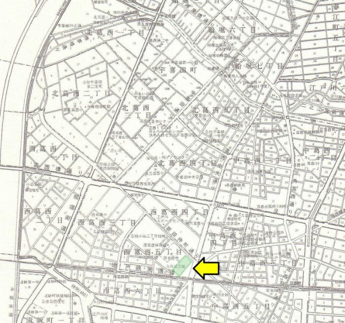 図　シティコープ西葛西自治会の地図