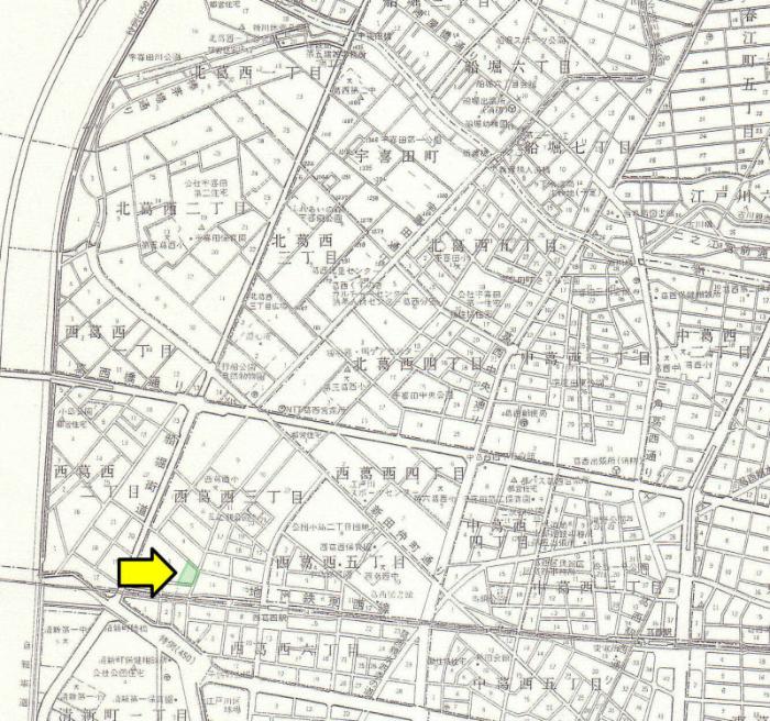 図　コスモ西葛西ステーションアベニュー自治会の地図